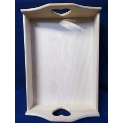 Tacka z sercem 34,5x25cm, taca serce , tacka serce, taca